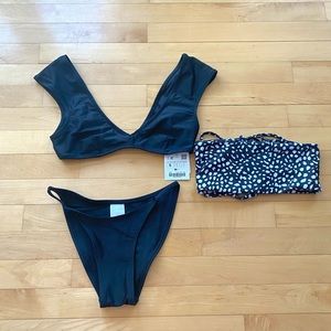 Black 3 piece swimsuit bundle